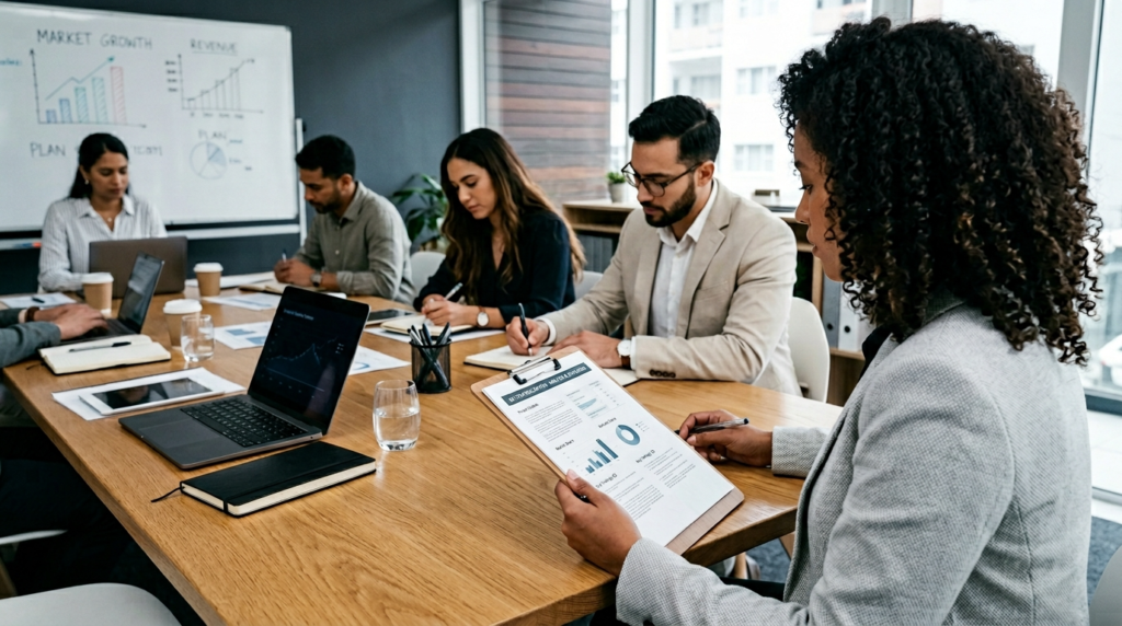 Business meeting scene viewed diagonally across wo 1775160549826 1