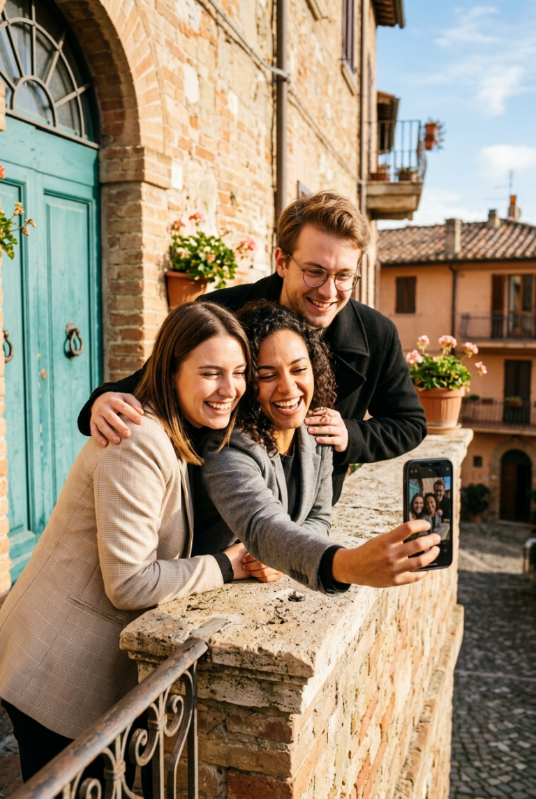 Group of three young adults friends leaning over s 1775158467221 1
